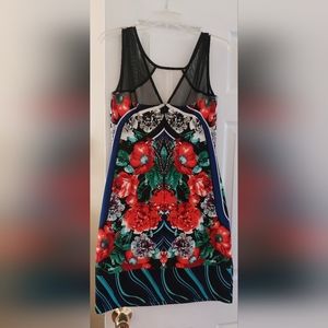 Sleeveless flowery dress